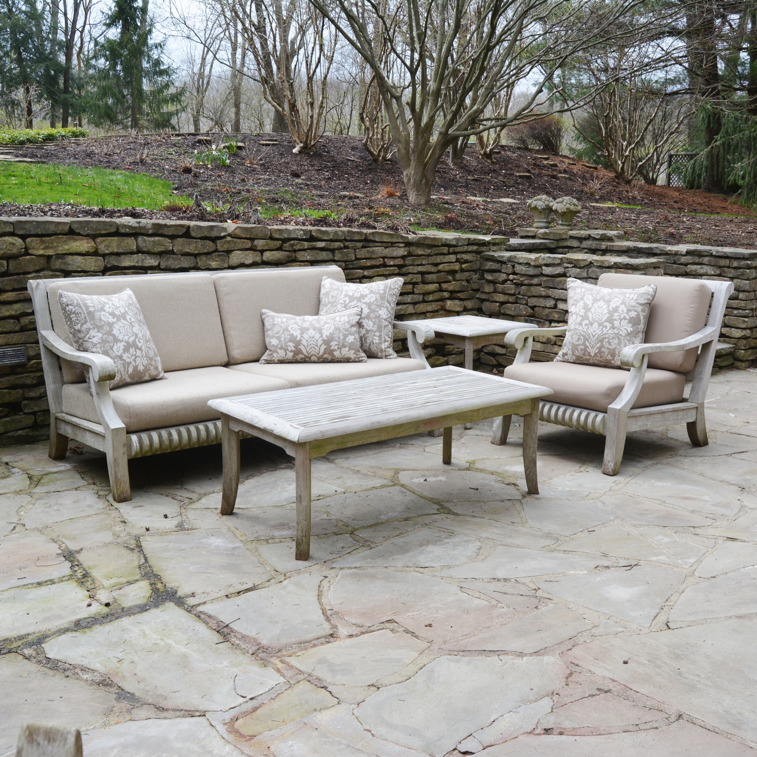 Smith & Hawken Teak Patio Set | EBTH