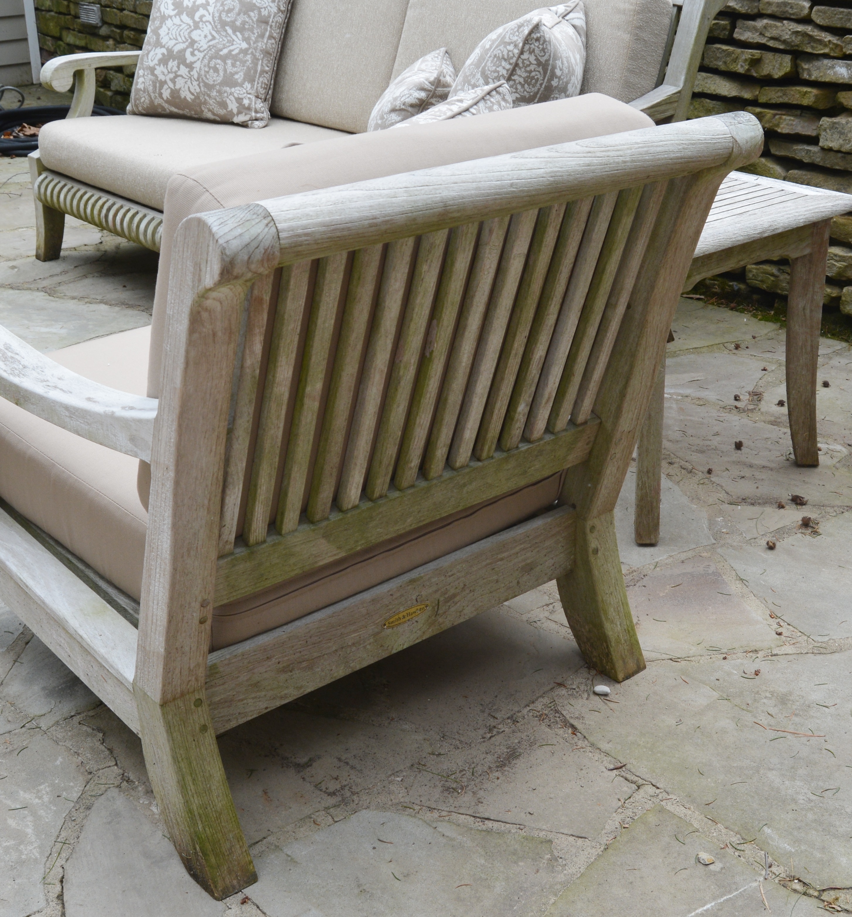 Smith & Hawken Teak Patio Set EBTH