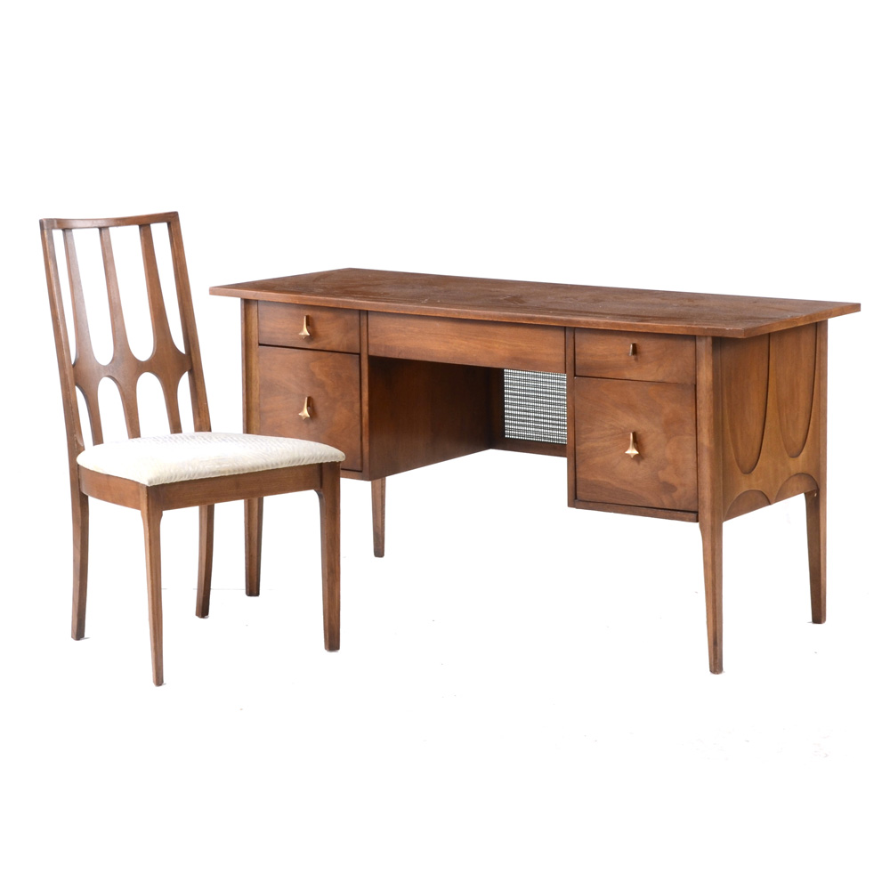 Mid Century Modern Broyhill Brasilia Desk Ebth