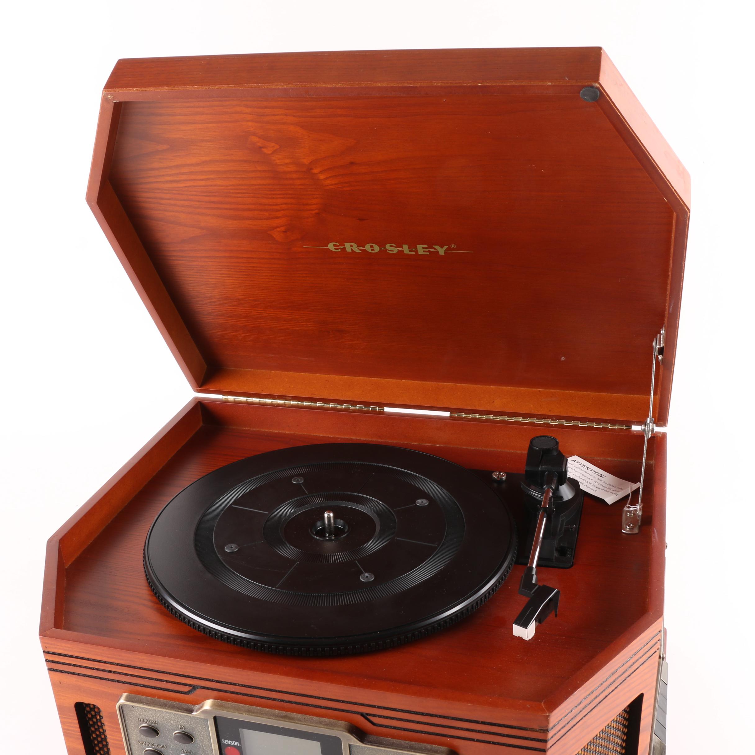Crosley CD Recorder Turntable and Cassette Player EBTH