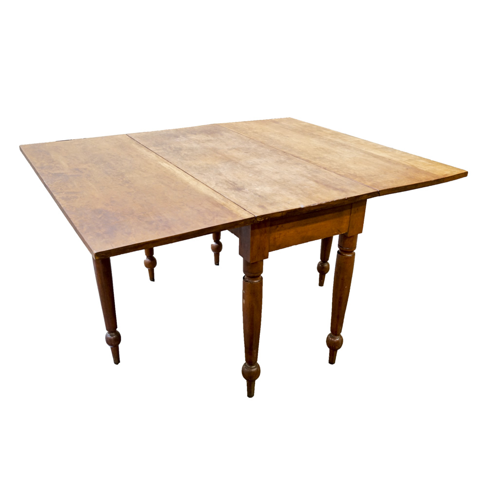 Antique Cherry DropLeaf Table EBTH