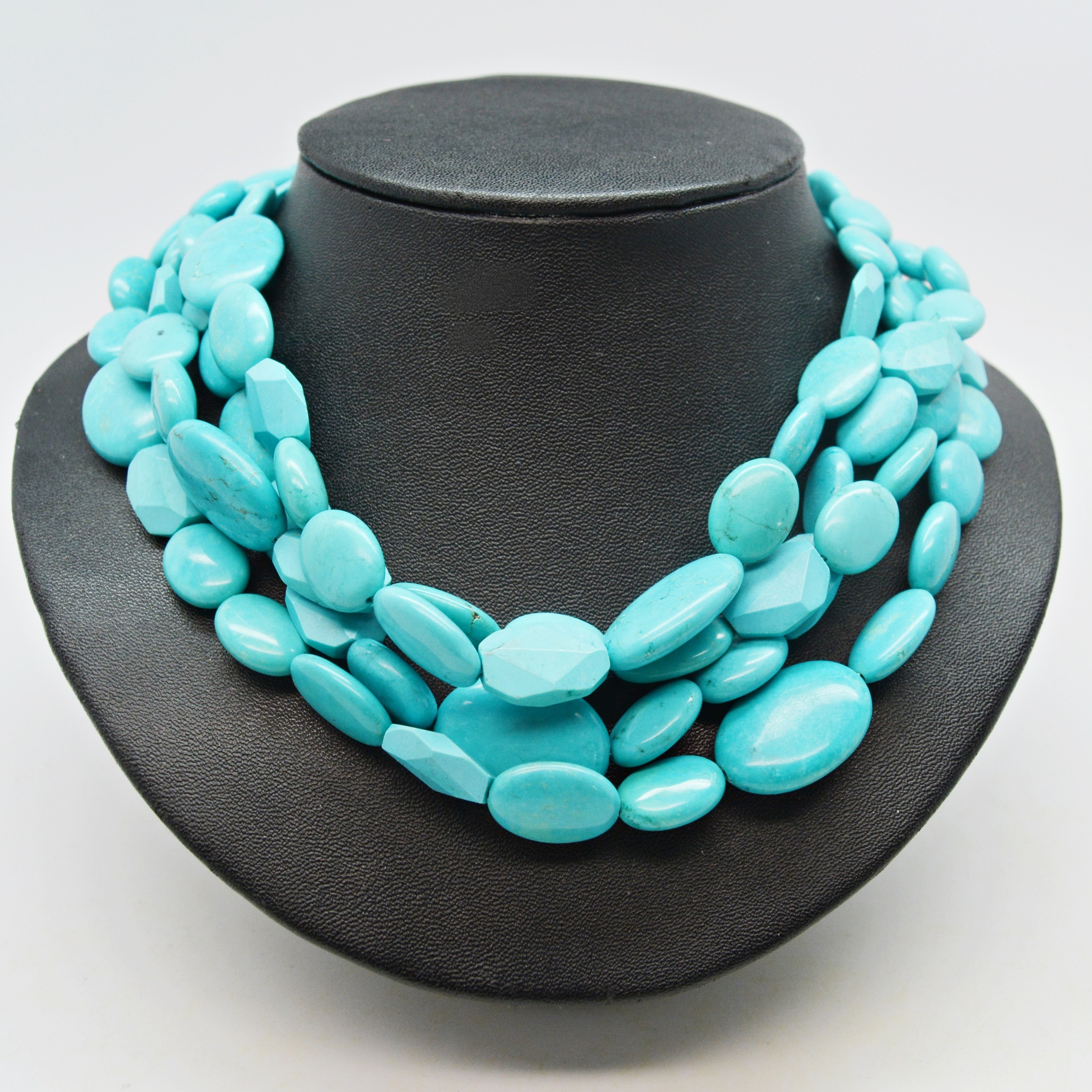 Four Strand Turquoise Necklace 