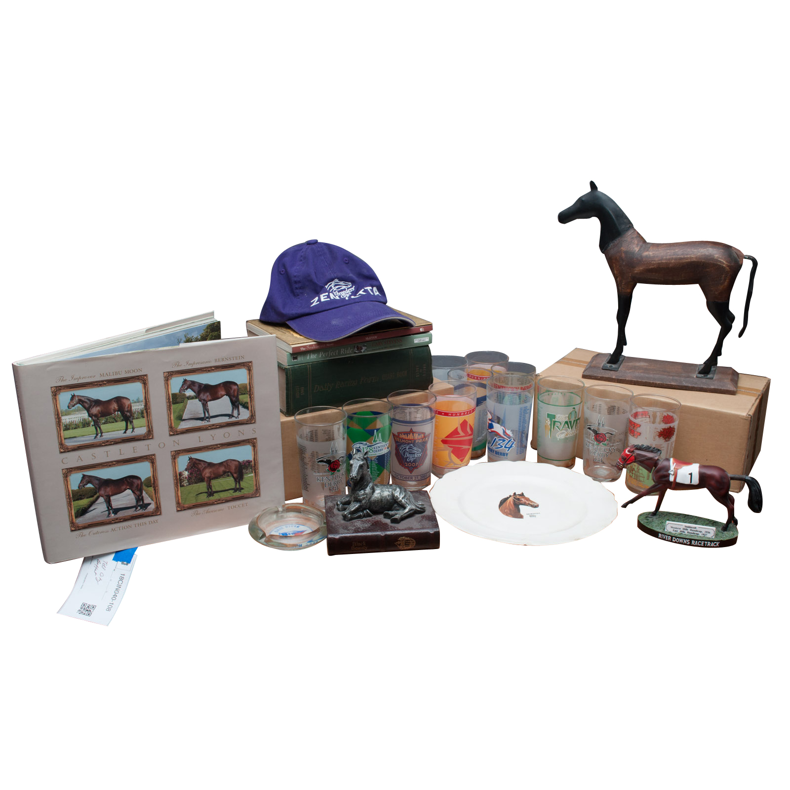 Horse Racing Memorabilia, Including Secretariat Bobbleheads and