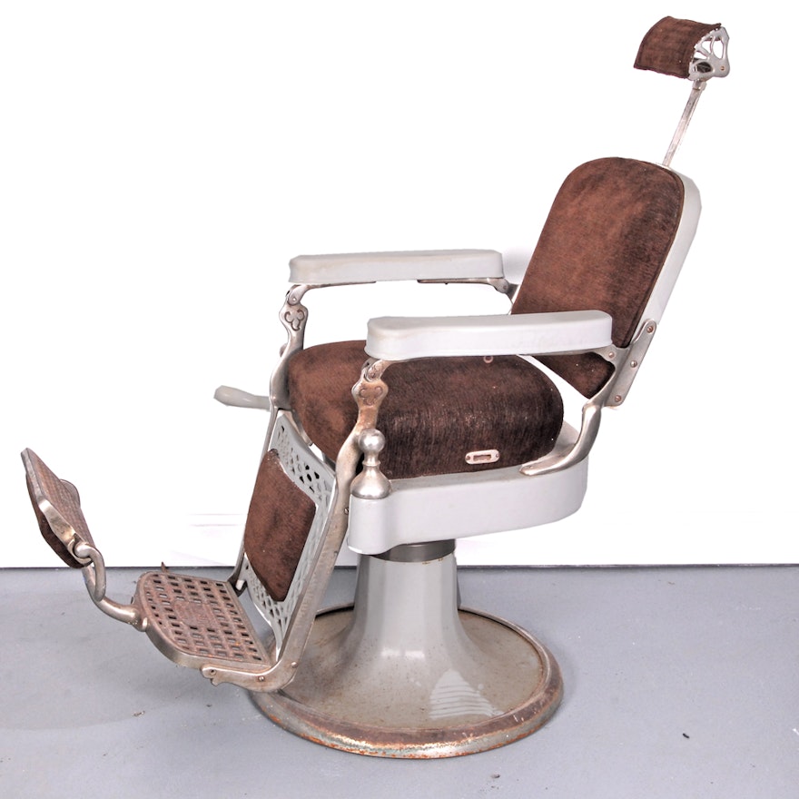 Circa 1950s Barber Chair By Emil J Paidar Ebth