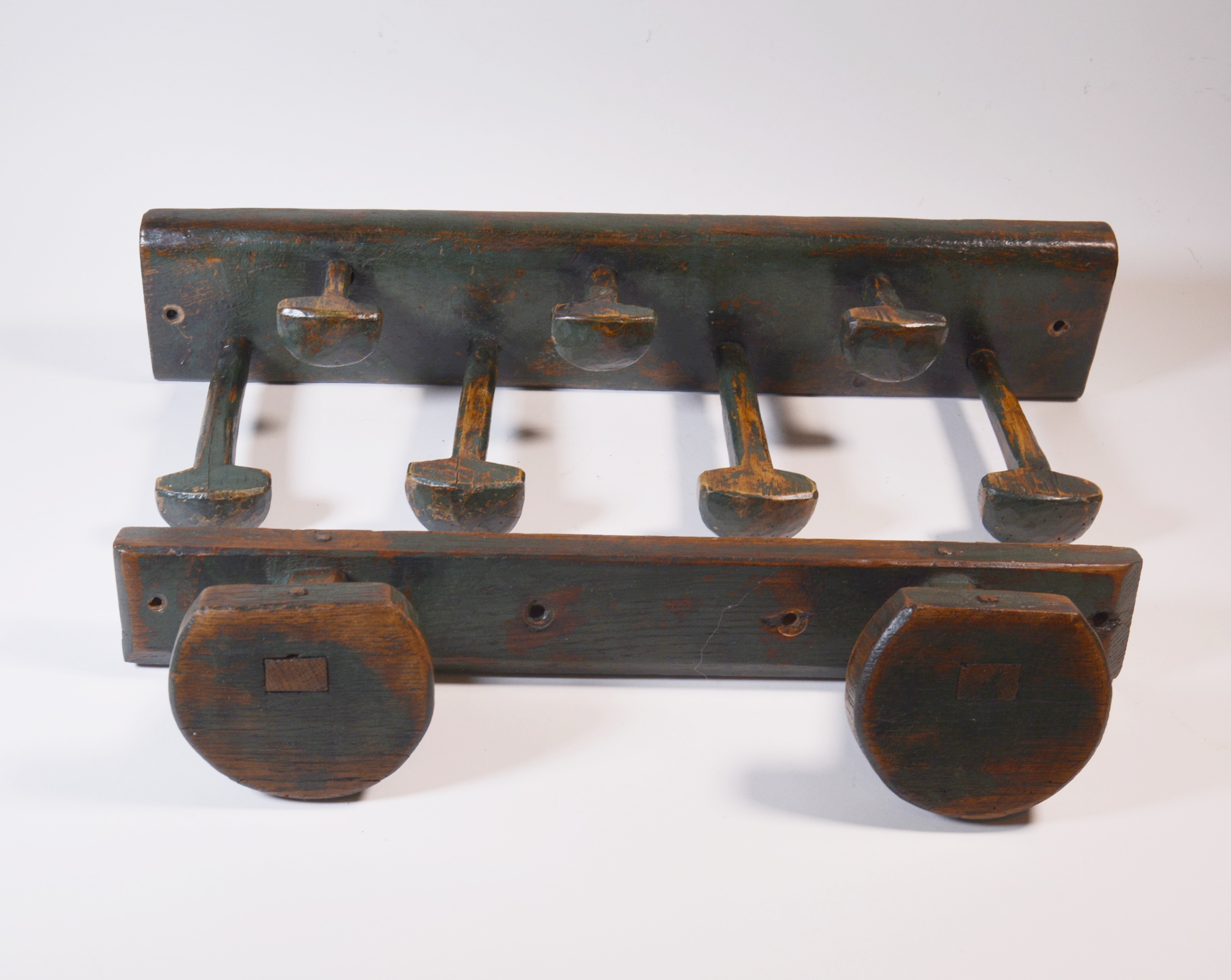 Vintage Wood Hat Rack and Coat Rack EBTH