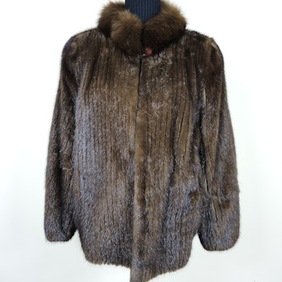 Natural Mink Fur Coat Natural Mink Fur Coat