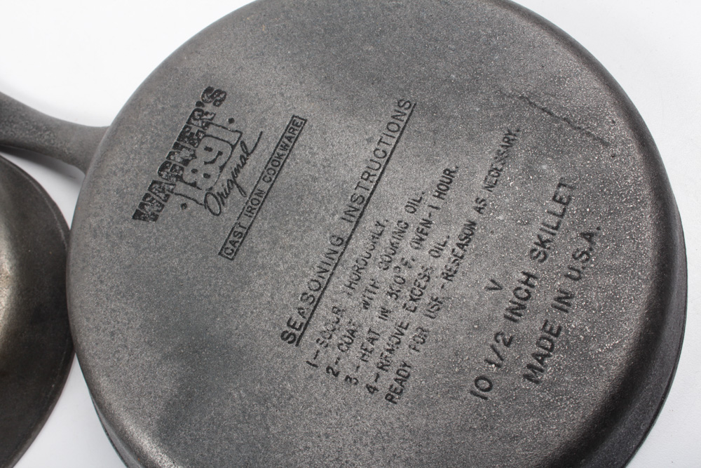 Wagner "1891 Original" Cast Iron Pans EBTH