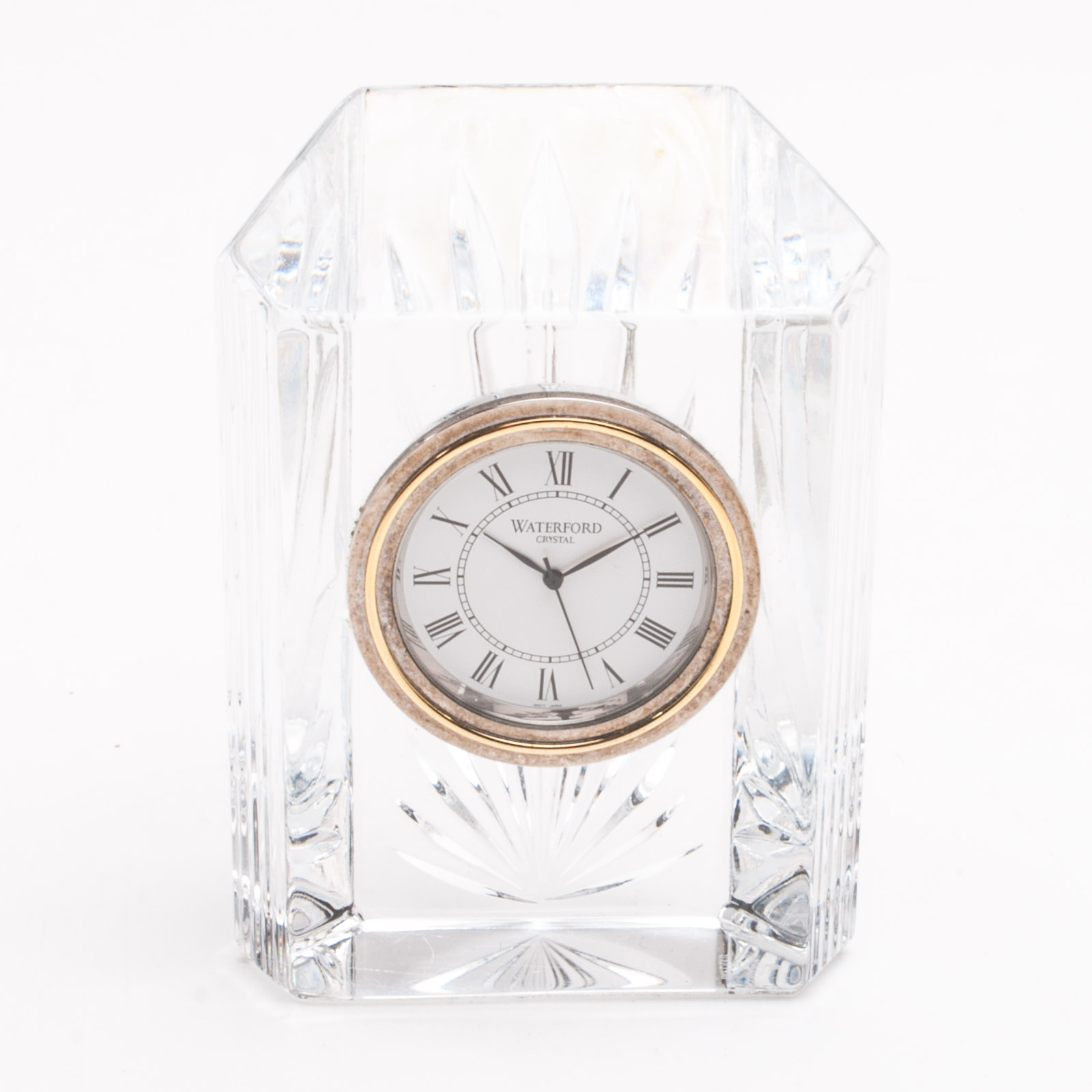 Waterford Crystal "Colonnade" Clock EBTH
