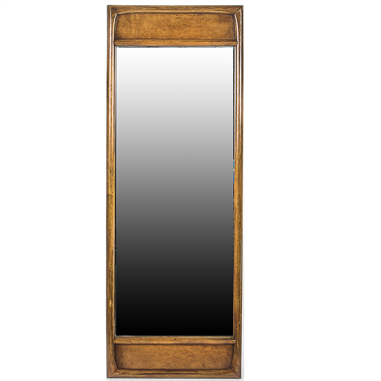 Arts and Crafts Style Oak Framed Full Length Mirror EBTH