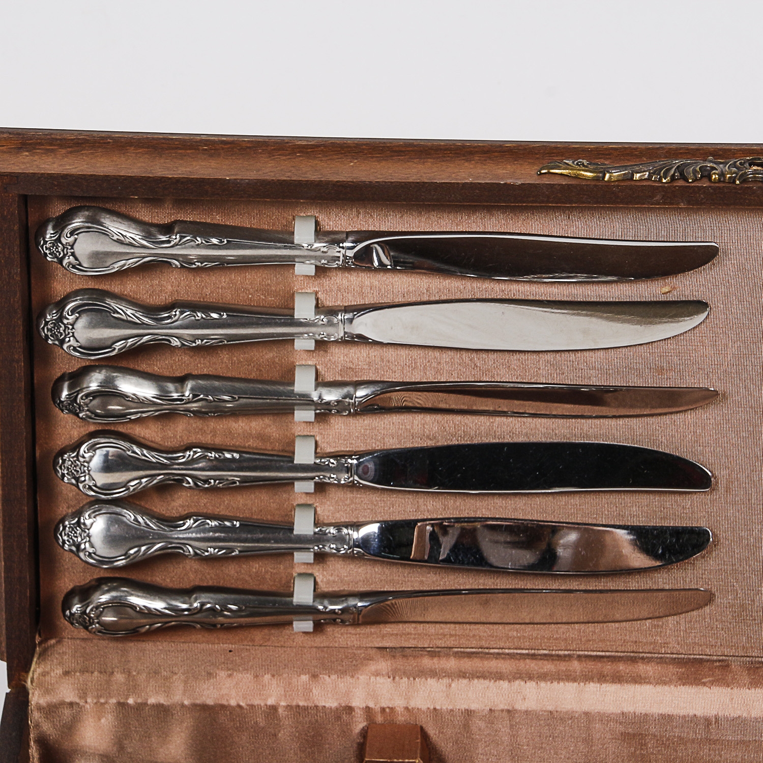 Lyon "Queen's Fancy" Stainless Steel Flatware Set with Wm. Rogers