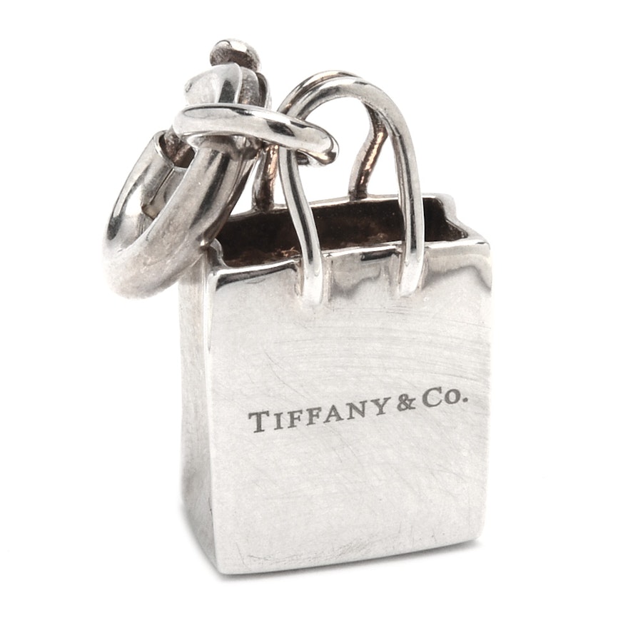 Tiffany & Co. Shopping Bag Charm in Sterling Silver