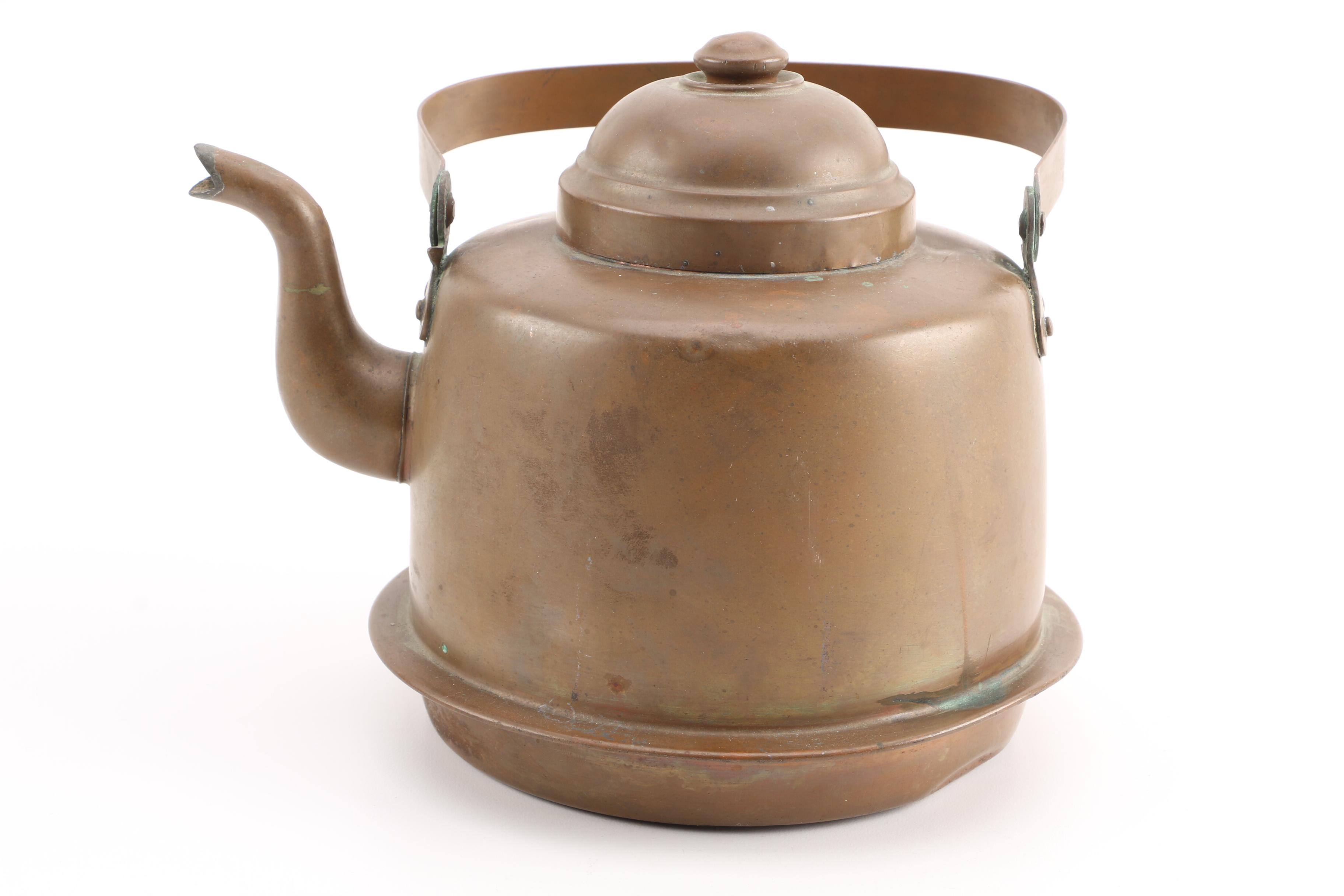 Vintage Copper Tea Kettle EBTH