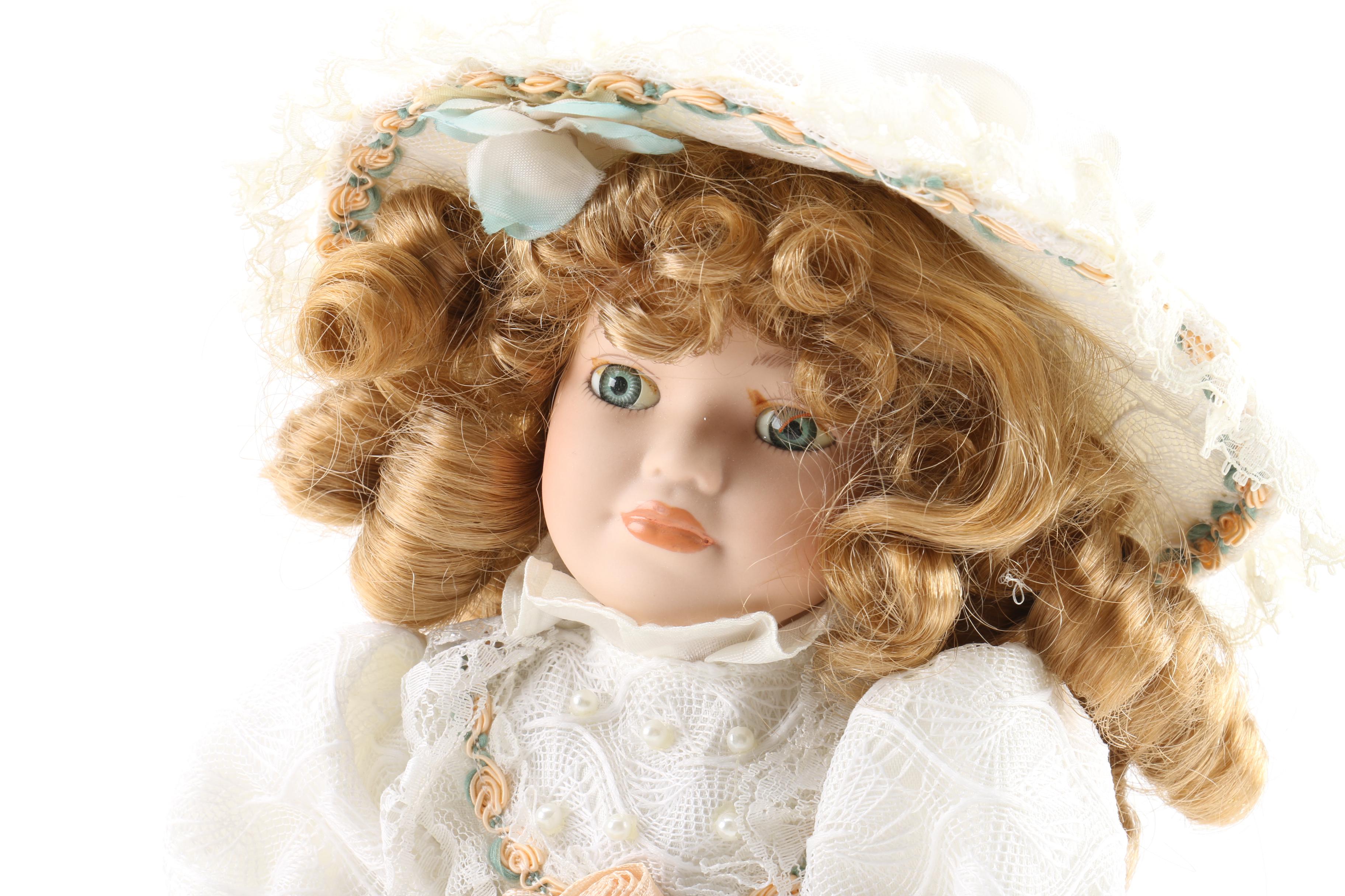 Collection "Eric" and Broadway Collection Porcelain Dolls EBTH