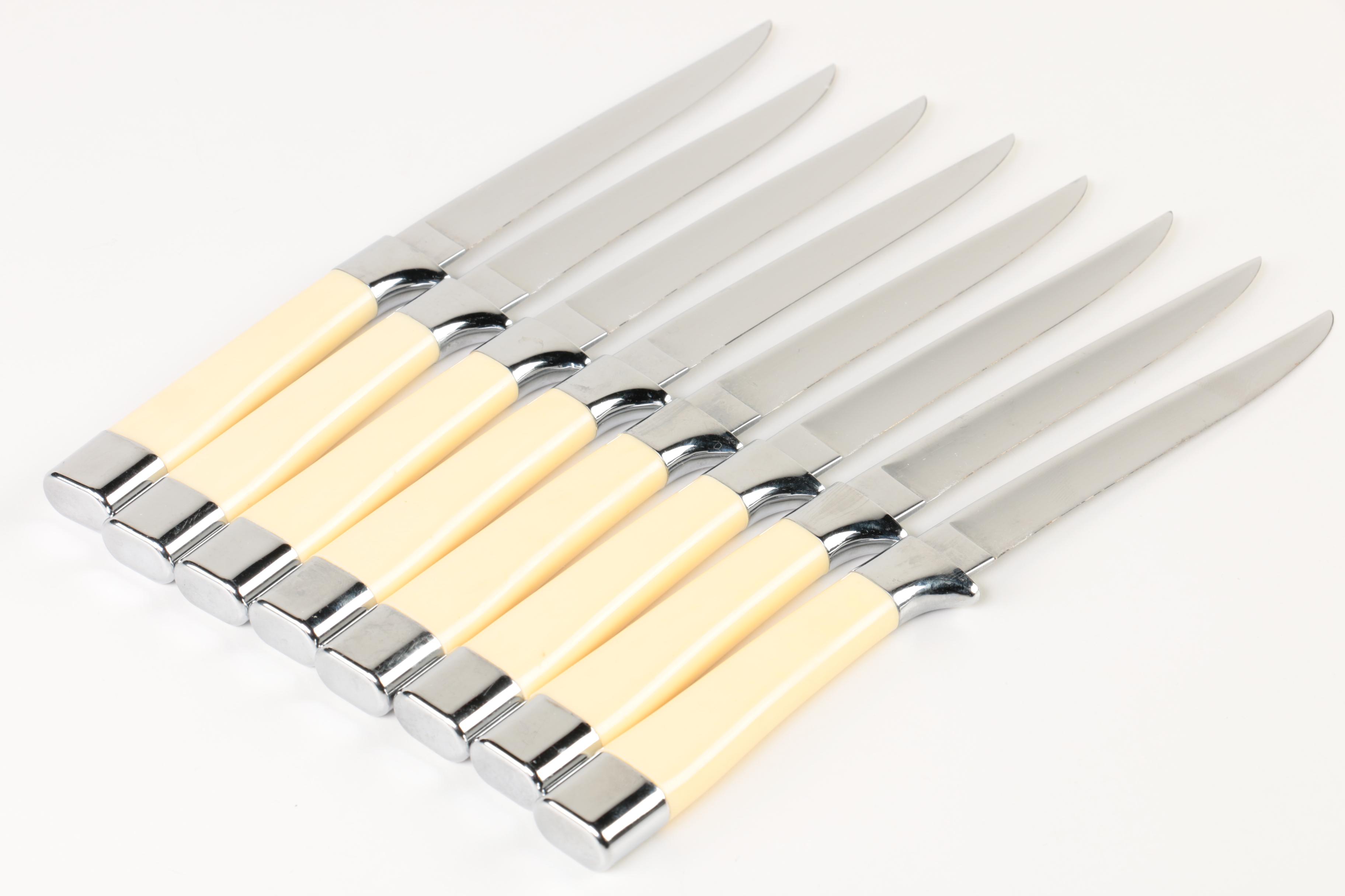 Vintage Carvel Hall Stainless Steel Steak Knives by Briddell EBTH