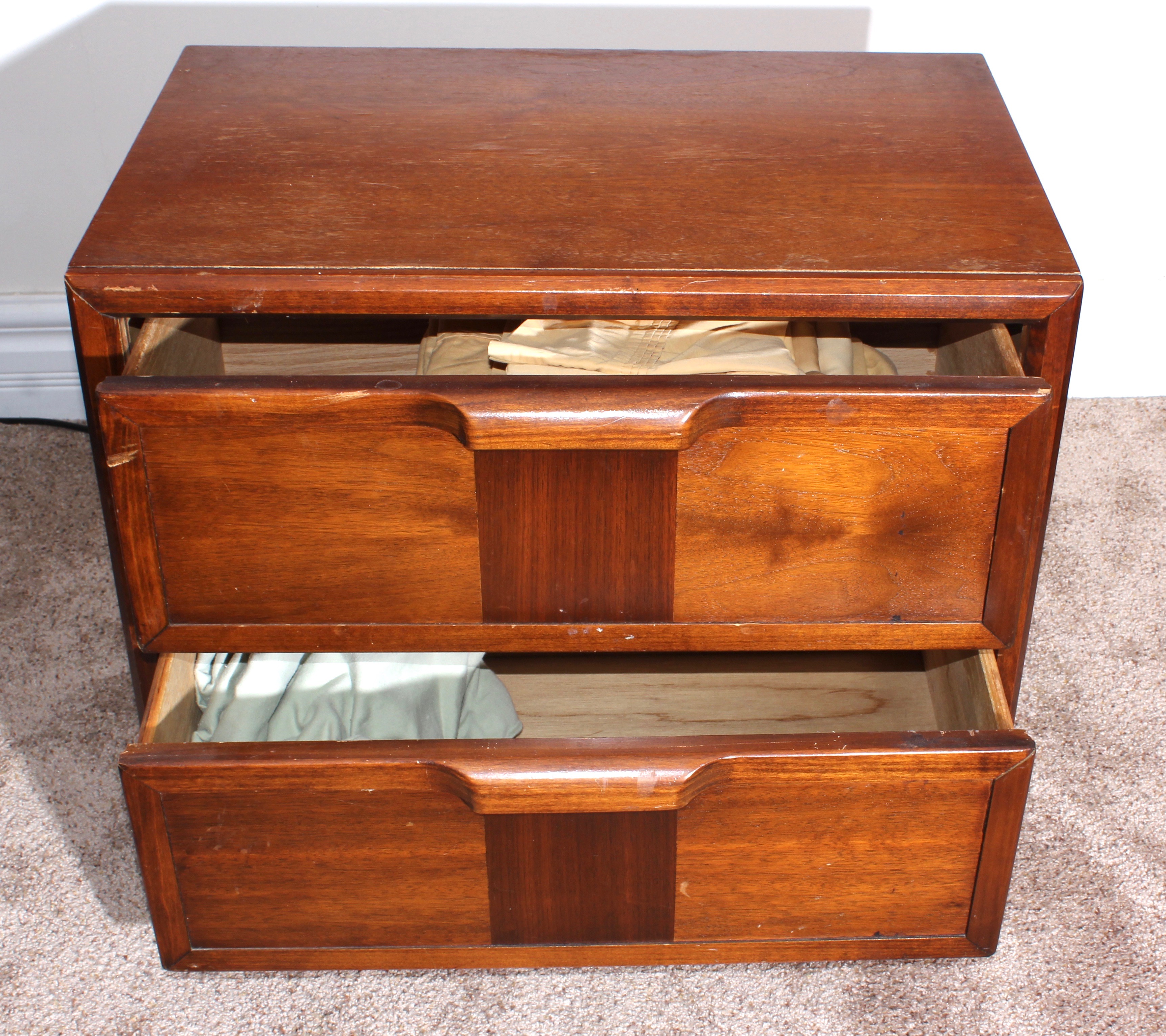 Cherry Wood Wardrobe Dresser Set EBTH