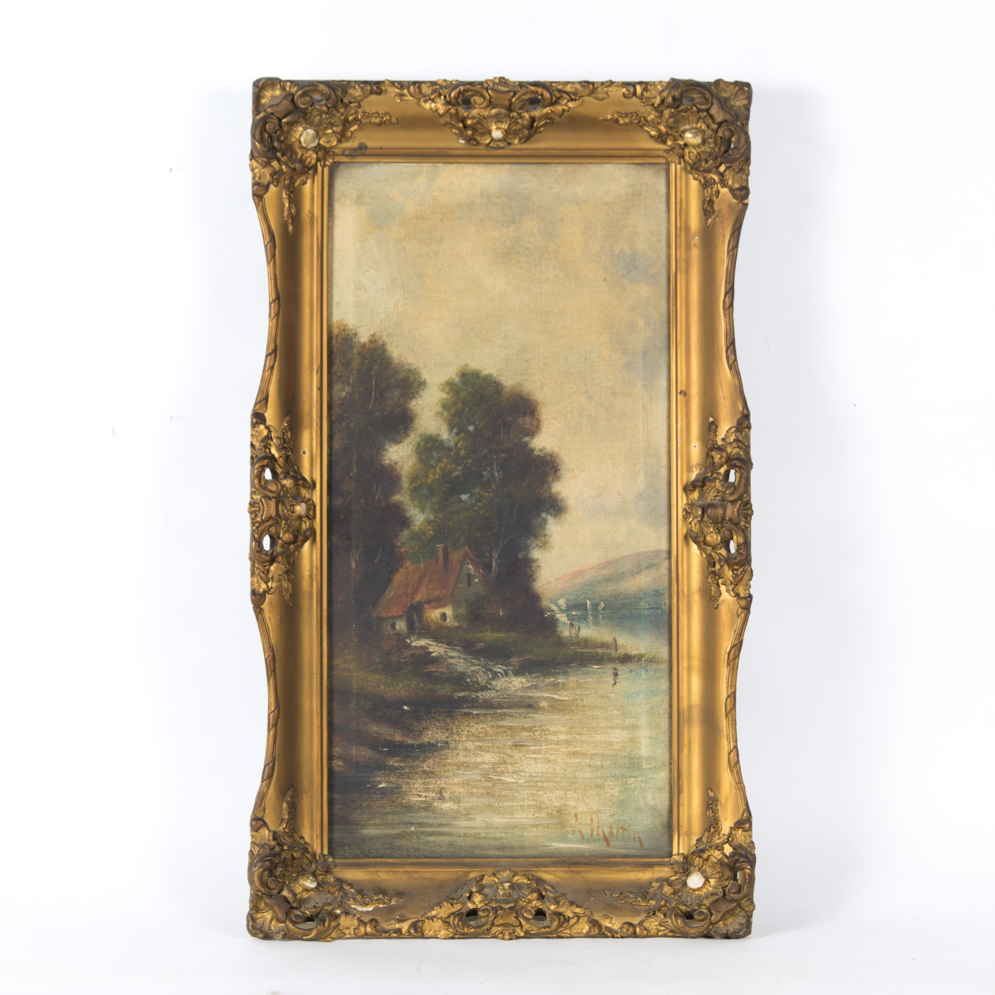 A. Martin Oil Painting on Canvas EBTH