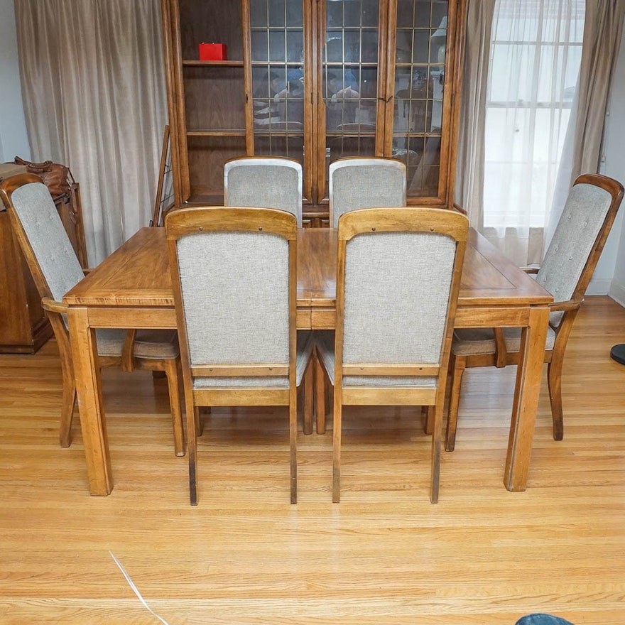 Vintage Dining Table And Chairs By Burlington House Furniture Ebth