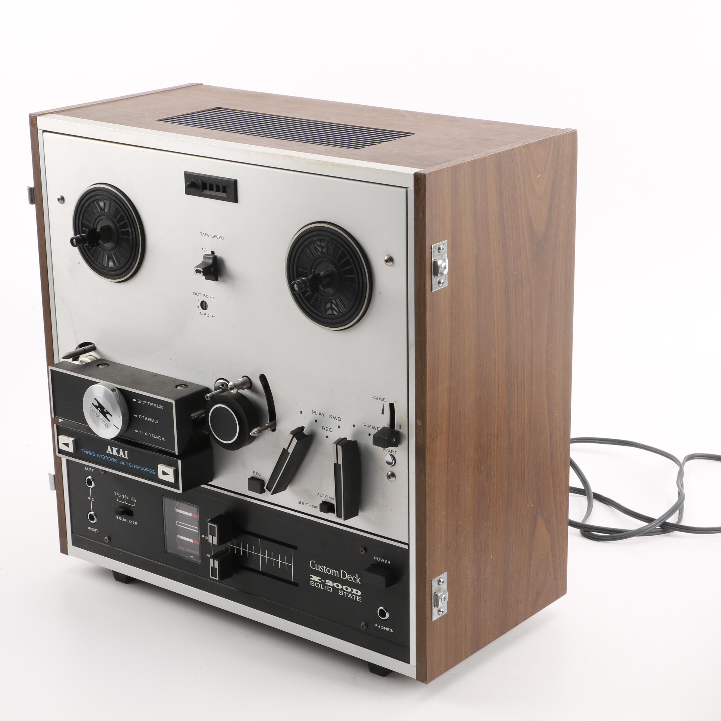 Akai X200D Solid State Reel To Reel Tape Deck EBTH