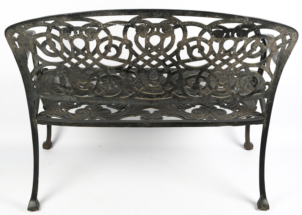 Metal Garden Settee EBTH