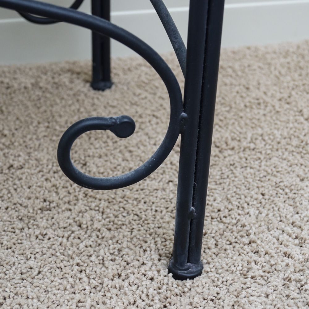 Upholstered Metal Bedroom Bench | EBTH