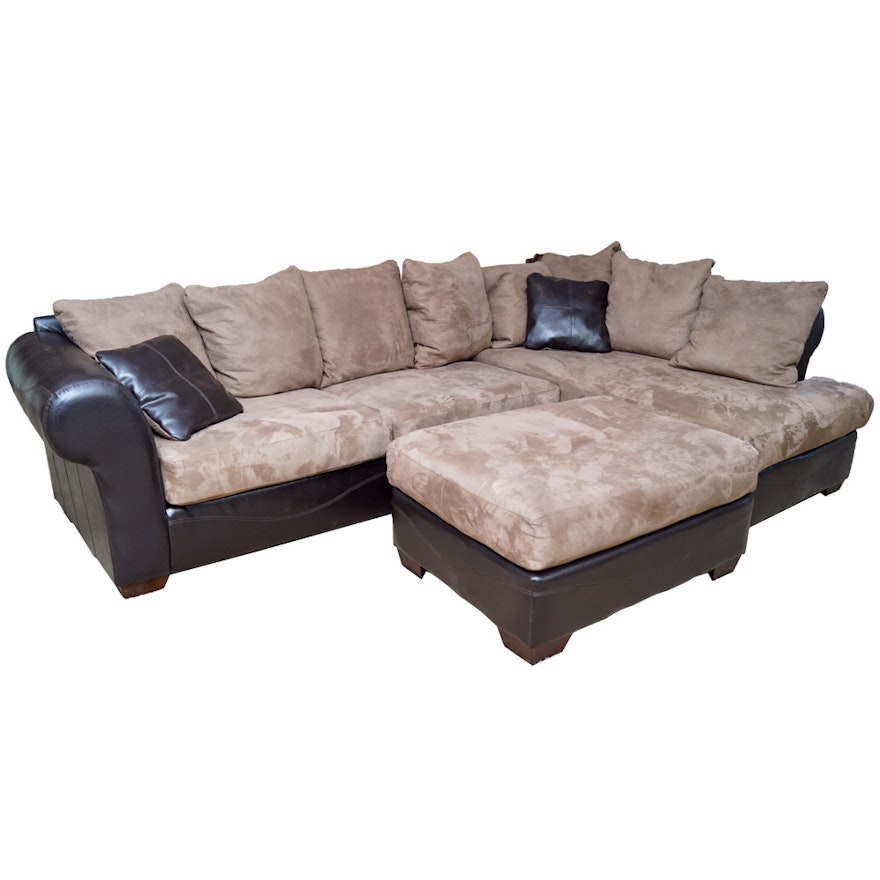 Ashley Furniture Sectional Sofa With Ottoman Ebth