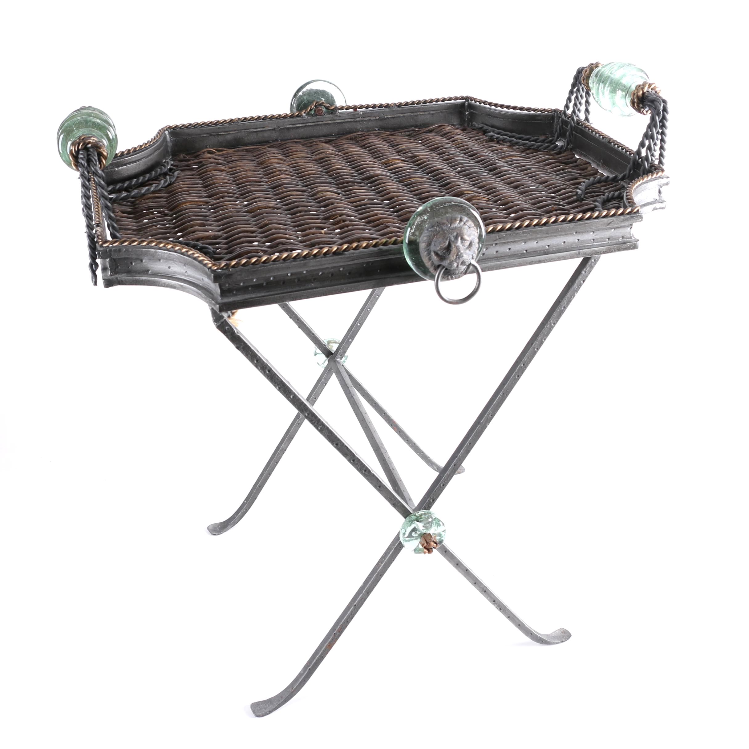 Folding Metal Tray Table EBTH