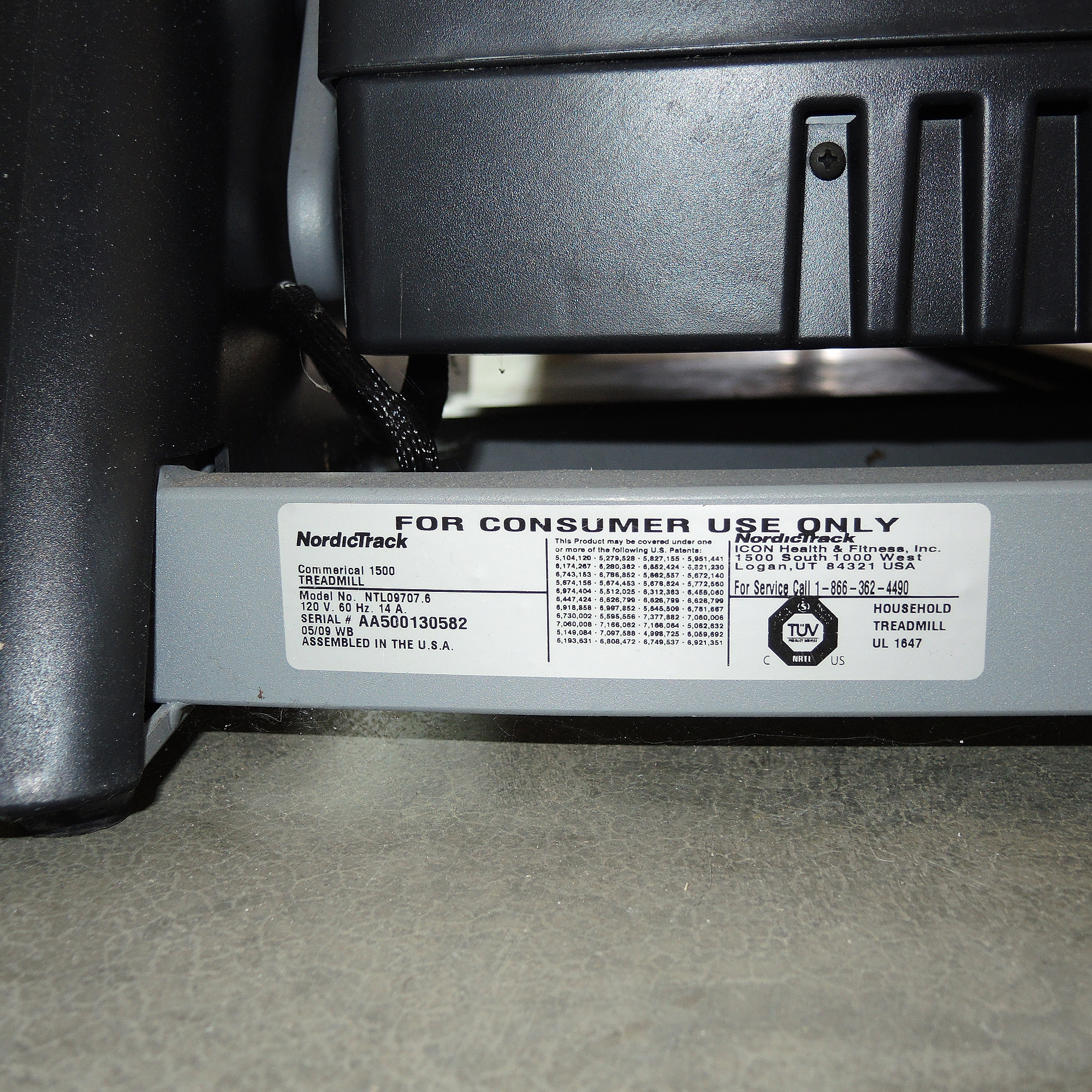 NordicTrack Commercial 1500 Treadmill EBTH