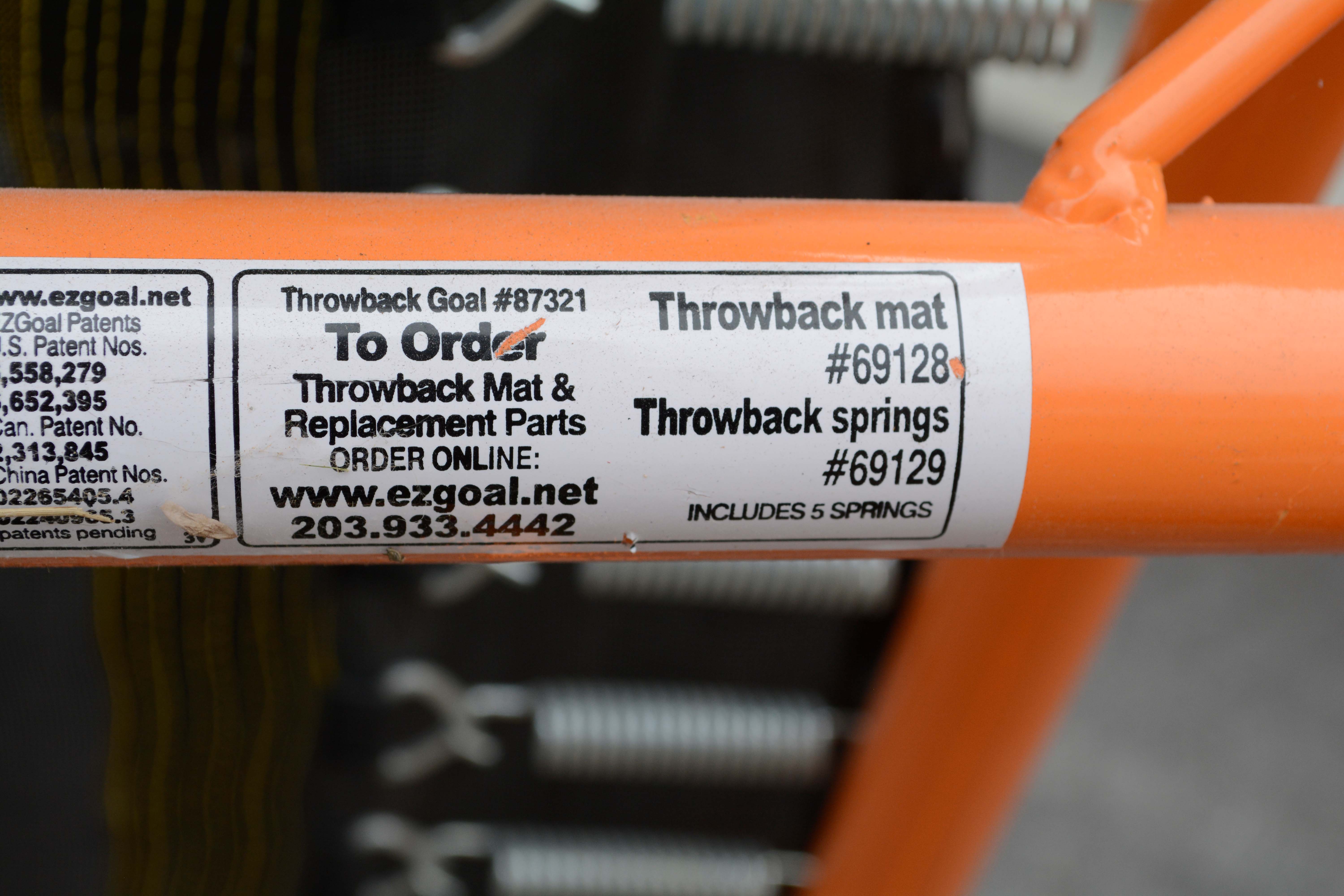 EZ Goal Sports 8' Pro Folding Throwback Lacrosse Goal EBTH