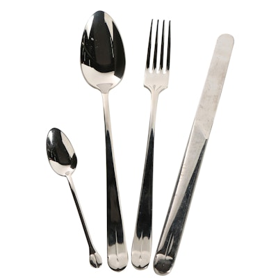 Oscar Tusquets Blanca "Victoria" Stainless Steel Dinnerware Oscar Tusquets Blanca "Victoria" Stainless Steel Dinnerware
