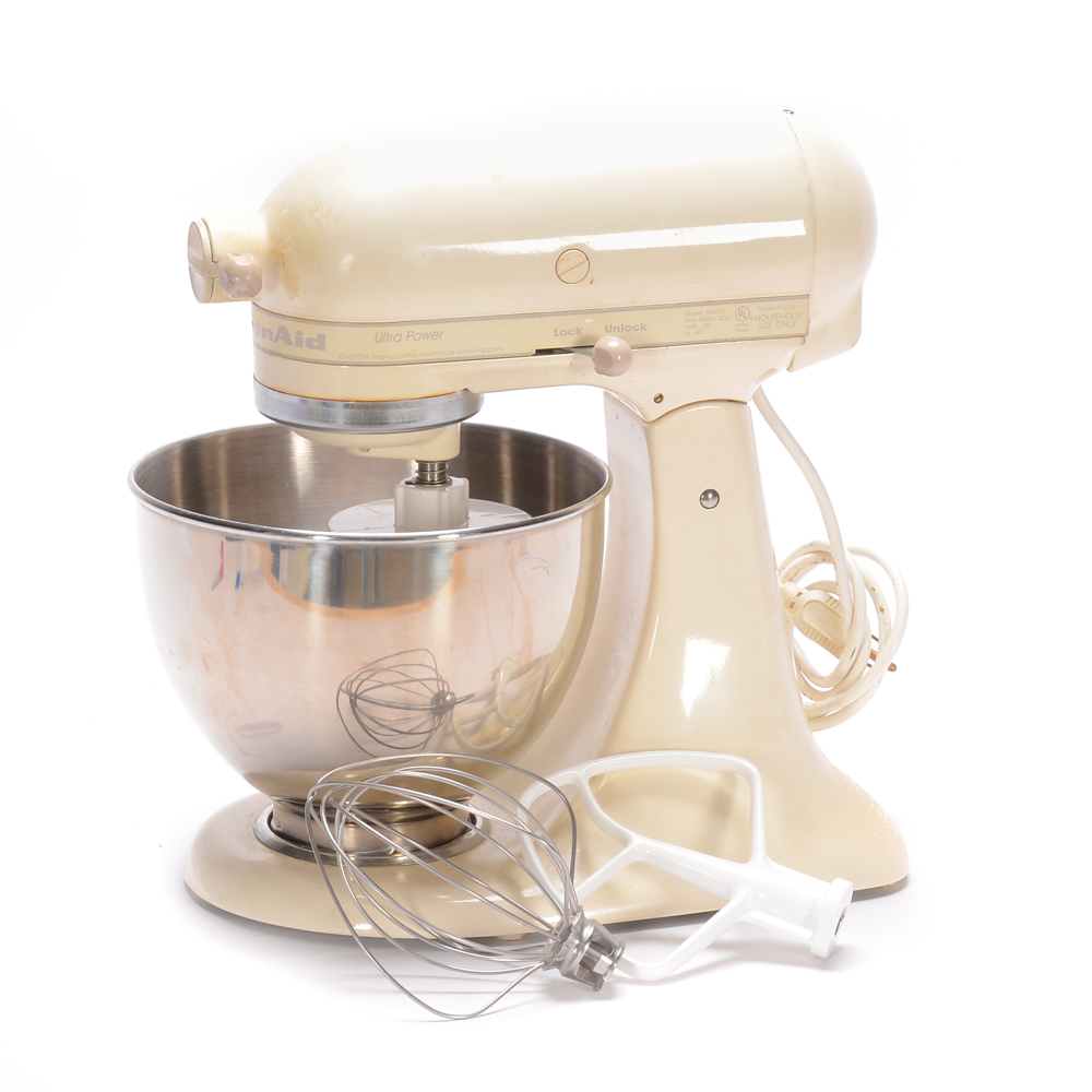 White KitchenAid Ultra Power Mixer EBTH