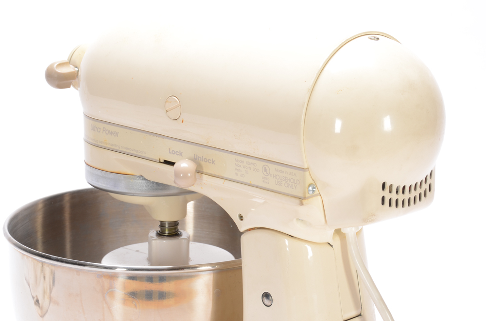 White KitchenAid Ultra Power Mixer EBTH