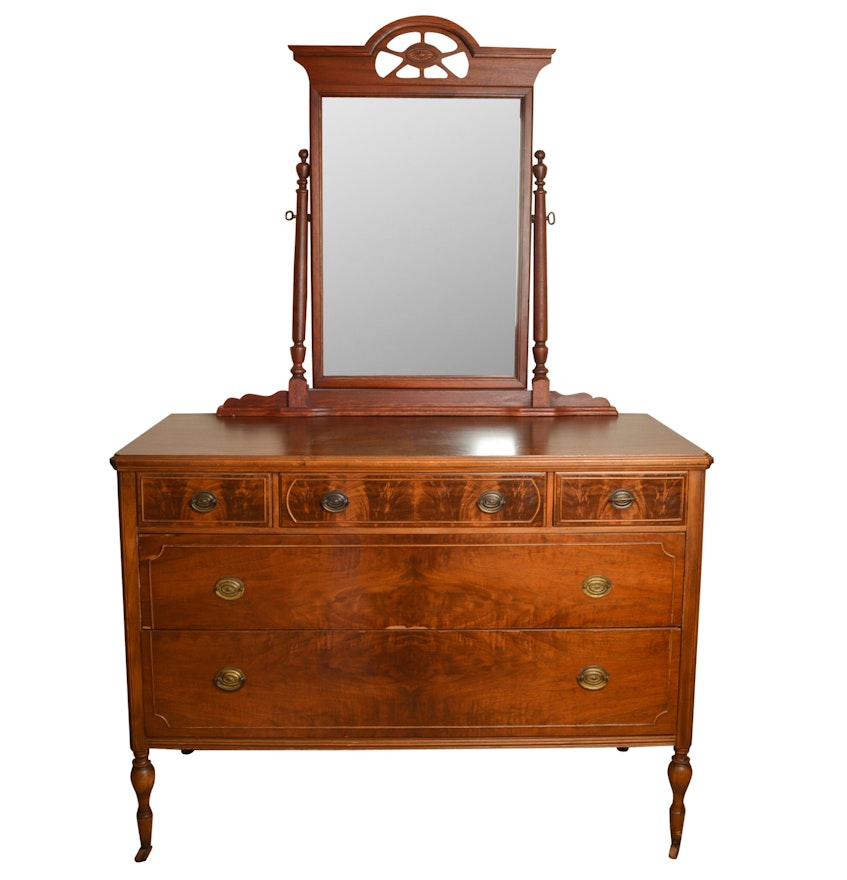 Antique To Vintage Sligh Furniture Company Dresser Ebth