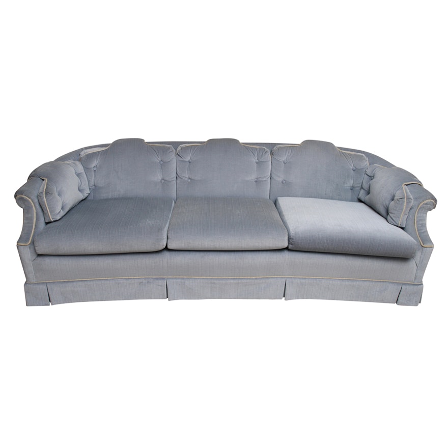 Vintage Upholstered Sofa By Burlington Furniture Ebth Vintage Upholstered Sofa By Burlington Furniture