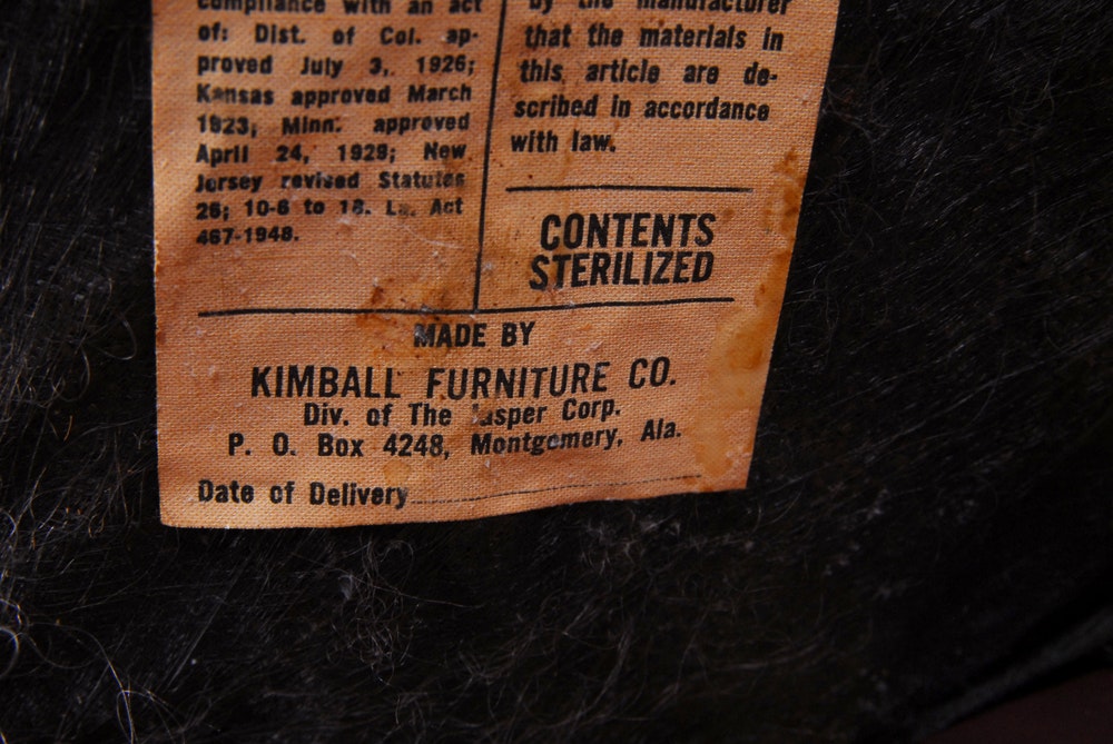 Vintage Victorian Style Upholstered Armchairs by Kimball Furniture EBTH