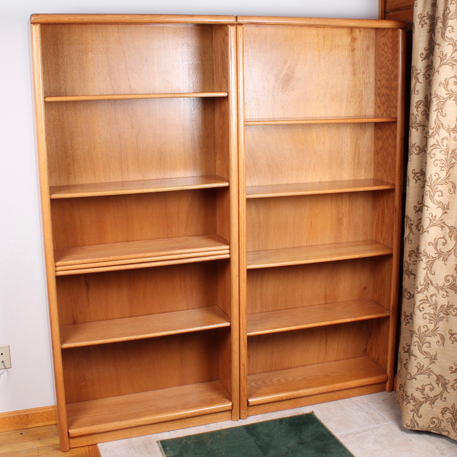 Contemporary Engineered Wood Bookcases EBTH