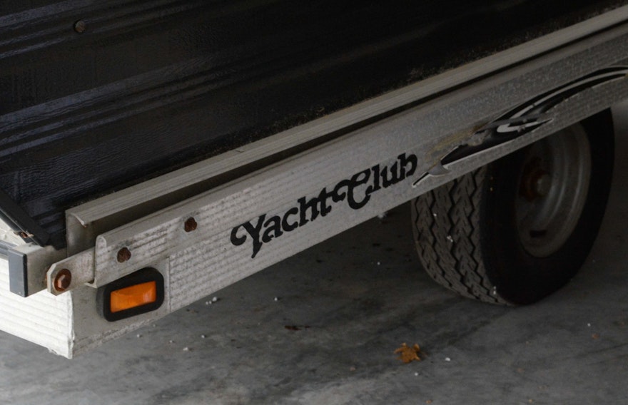 yacht club snowmobile trailer parts