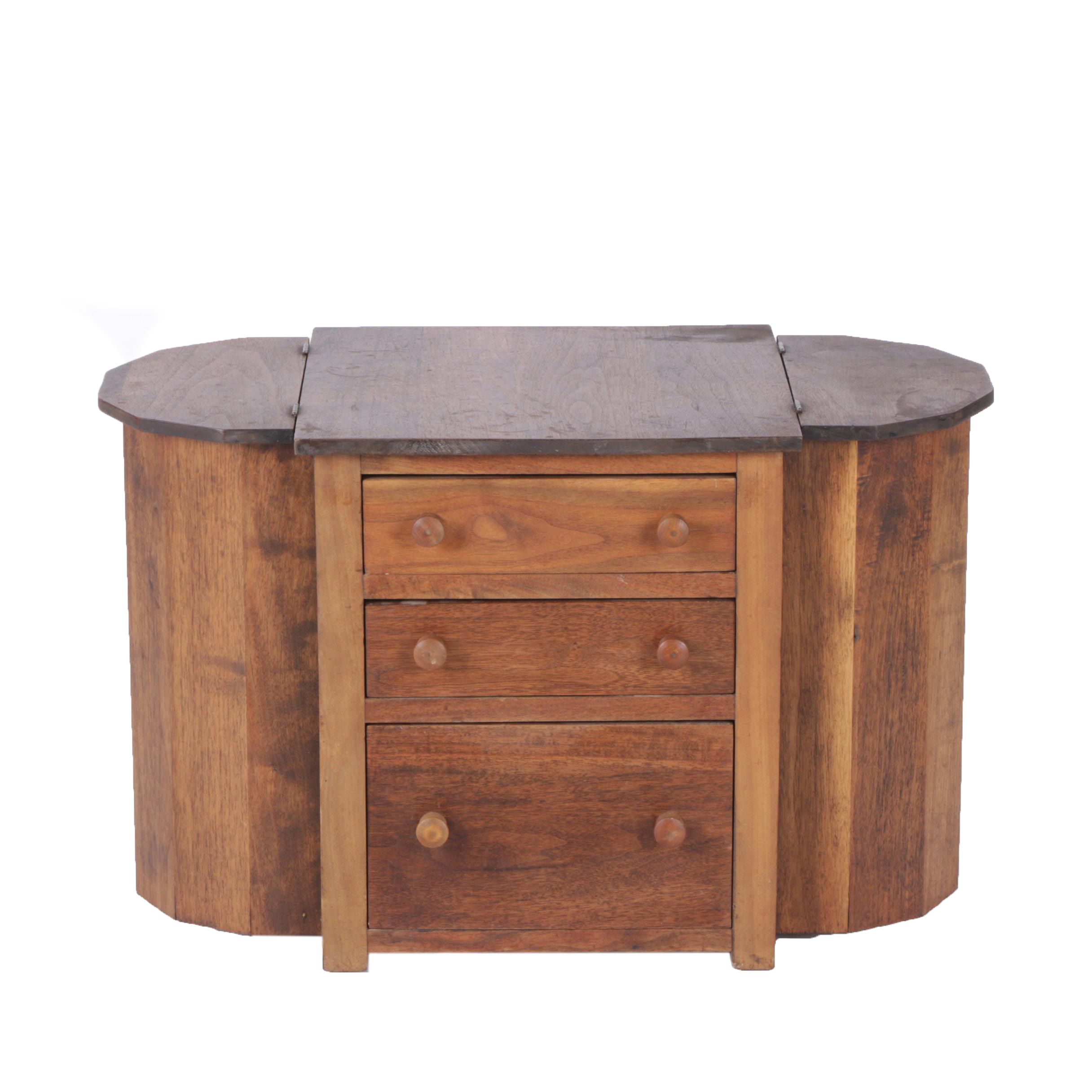 Vintage Martha Washington Sewing Cabinet Ebth