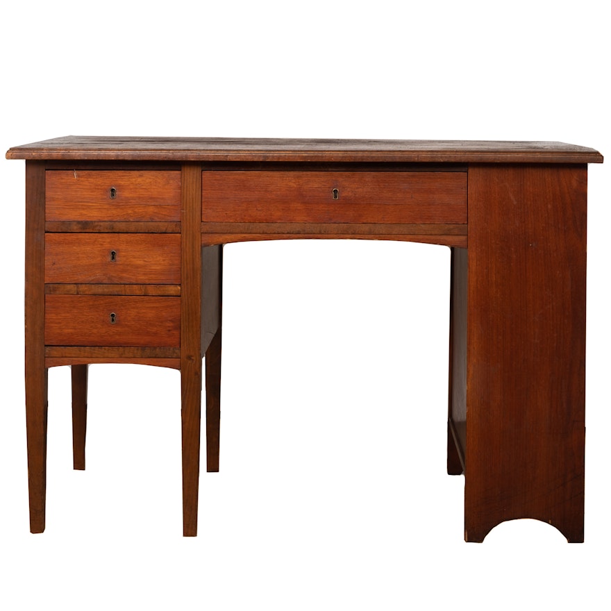 Antique Wooden Desk : EBTH Antique Wooden Desk ... - Antique Wooden Desk : EBTH