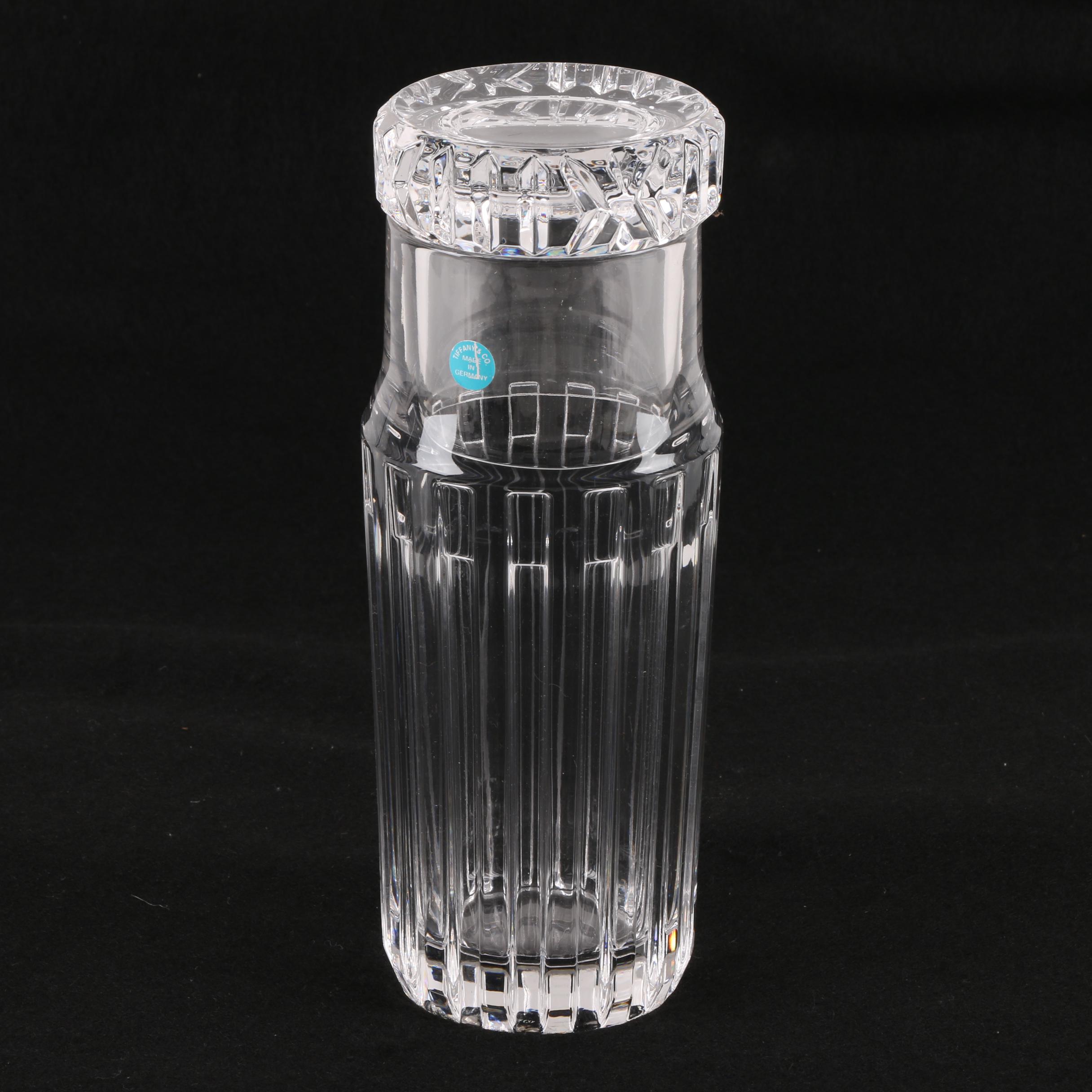 Tiffany & Co. "Atlas" Bedside Carafe and Tumbler | EBTH