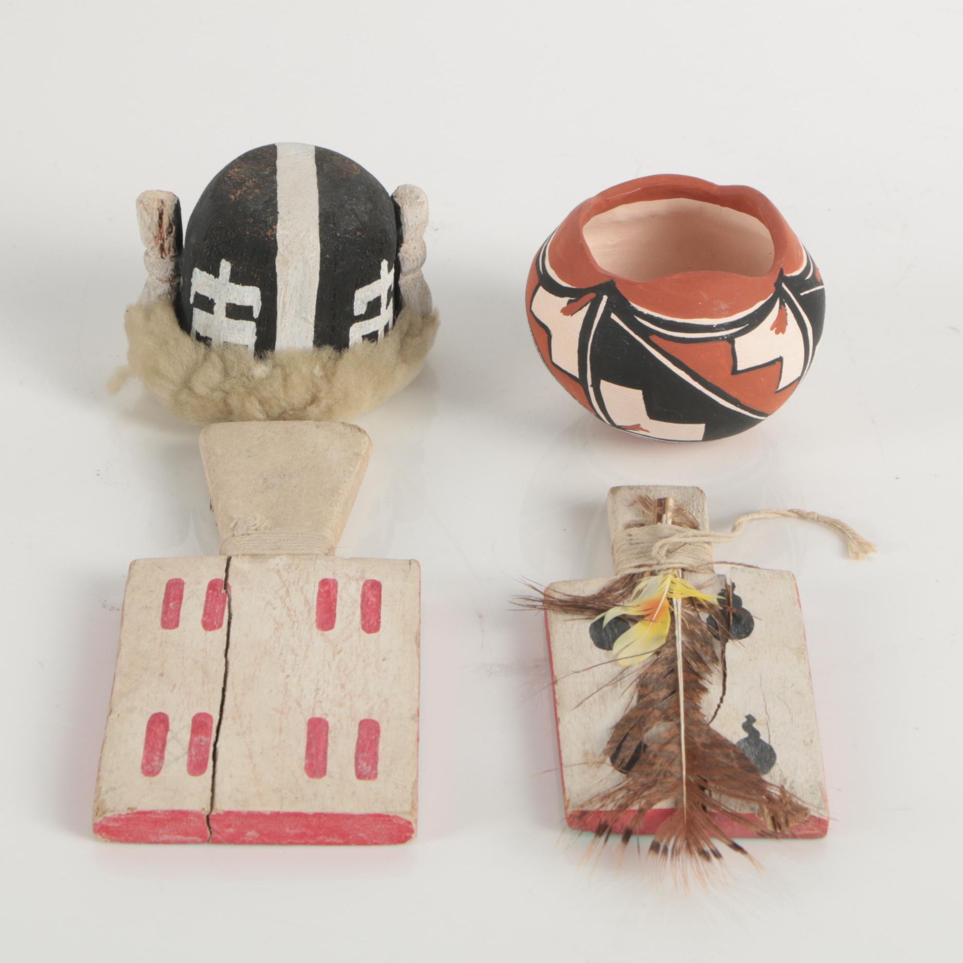 Hand-Painted Native American Themed Decor including Isleta ...