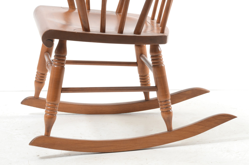 S. Bent and Brothers Colonial Style Rocking Chair EBTH