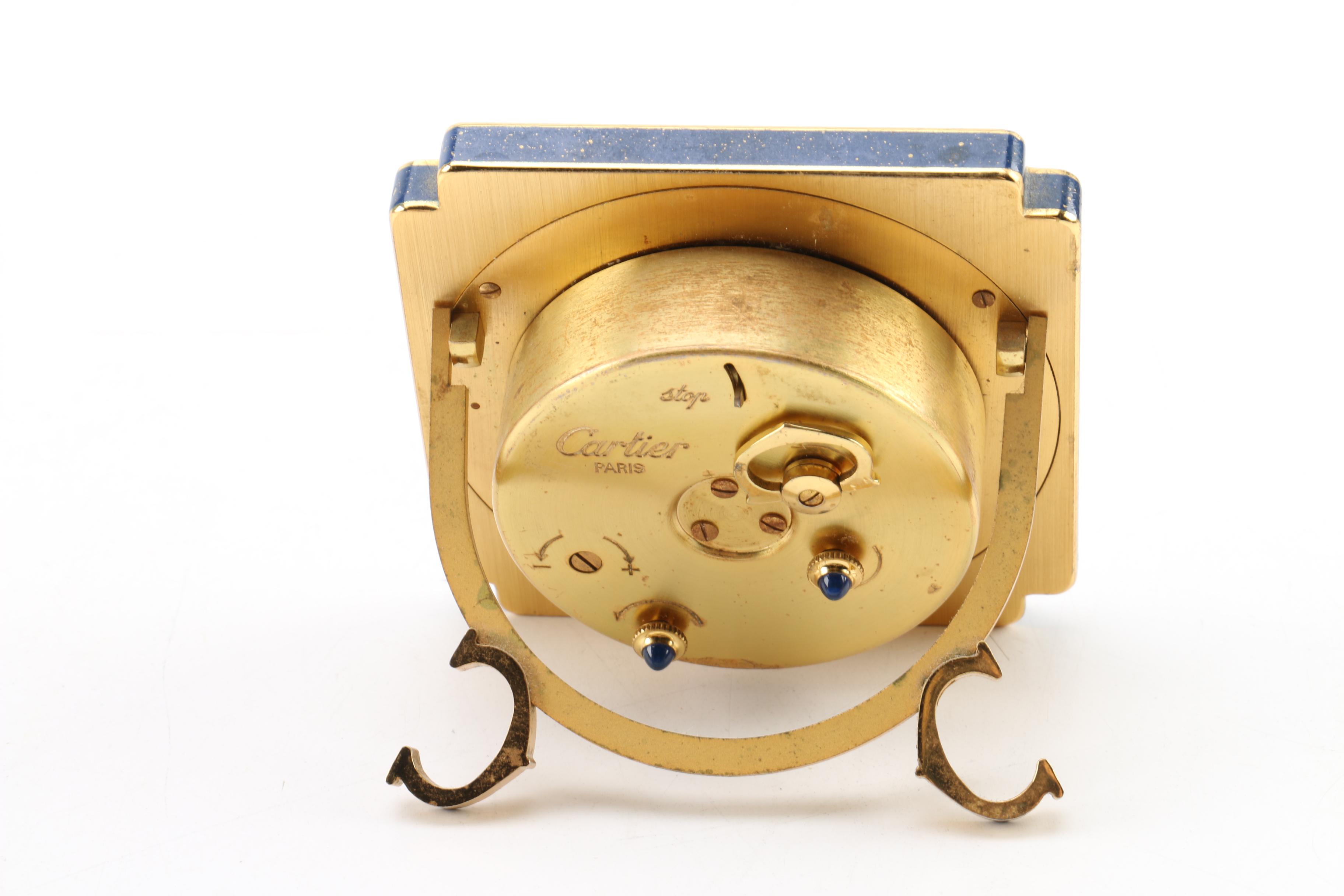 Vintage Cartier Travel Alarm Clock EBTH