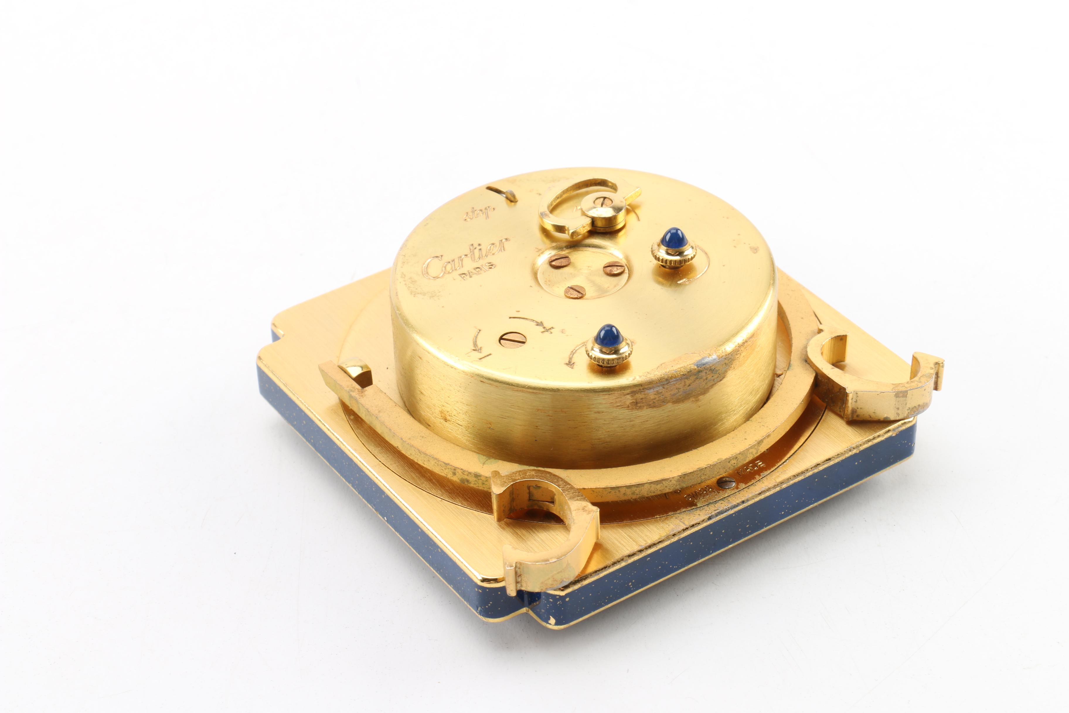 Vintage Cartier Travel Alarm Clock EBTH