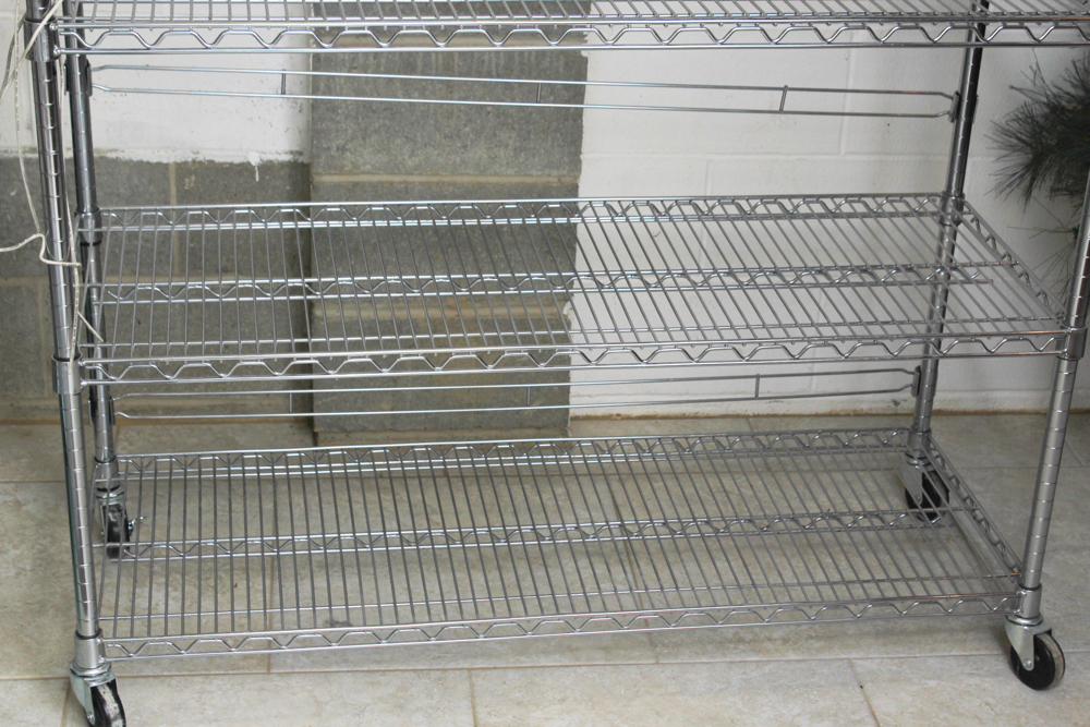 Two Rolling Storage Racks EBTH