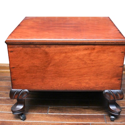 Online Furniture Auctions Vintage Furniture Auction Antique Dimunitive Wooden Chest - Online Furniture Auctions Vintage Furniture Auction Antique