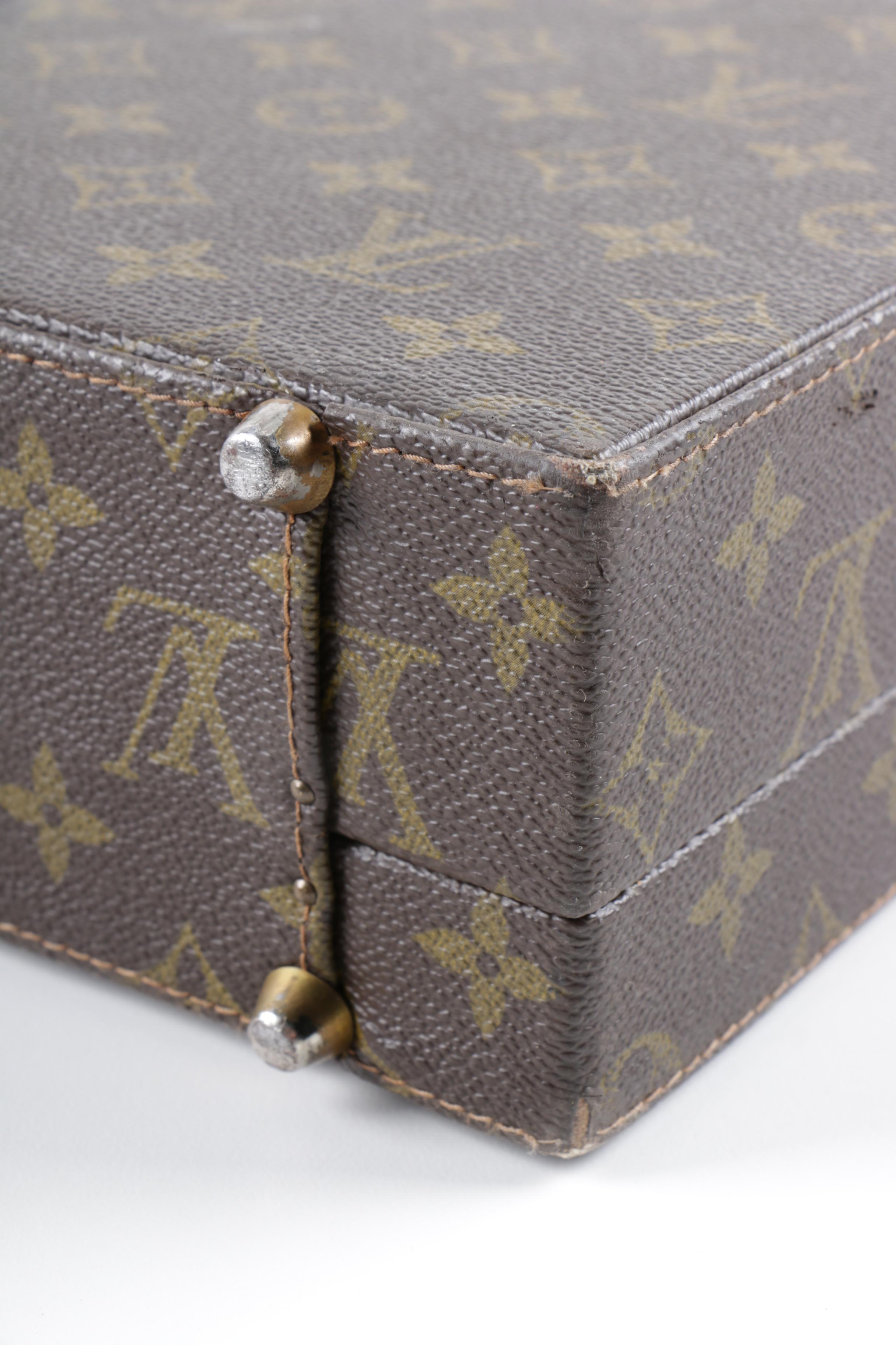 1983 Vintage Louis Vuitton Monogram Canvas President Briefcase EBTH