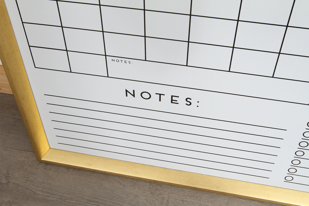 Wall Mount Dry Erase Organizer Board EBTH