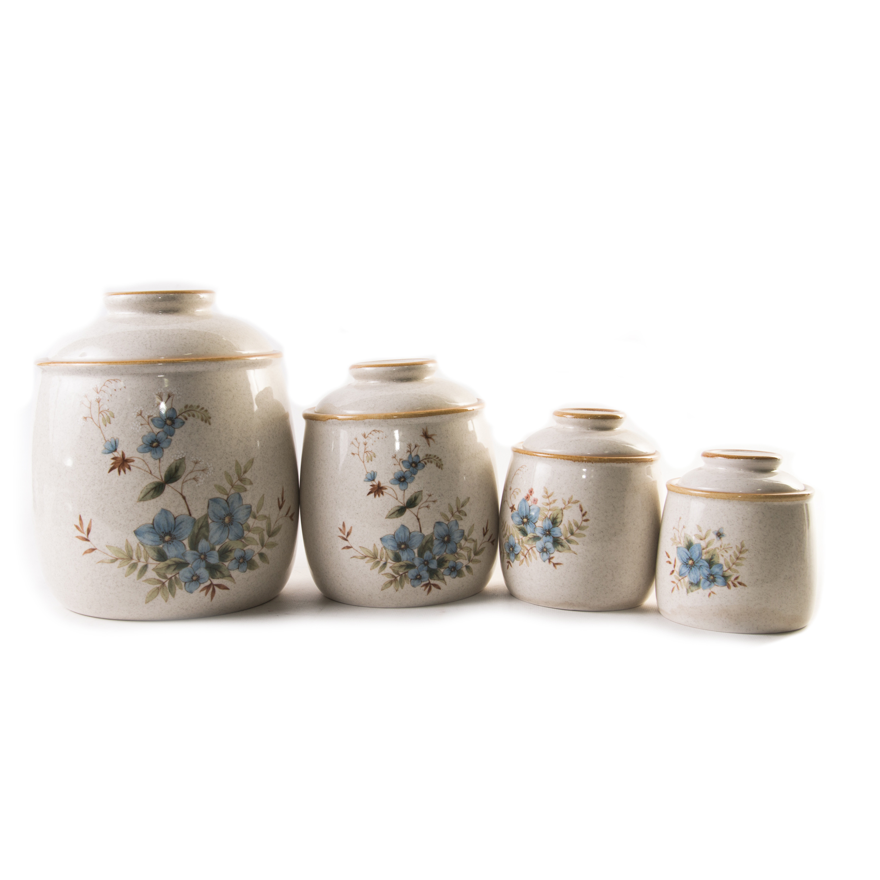 Mikasa Garden Club Day Dreams Ceramic Canisters Ebth