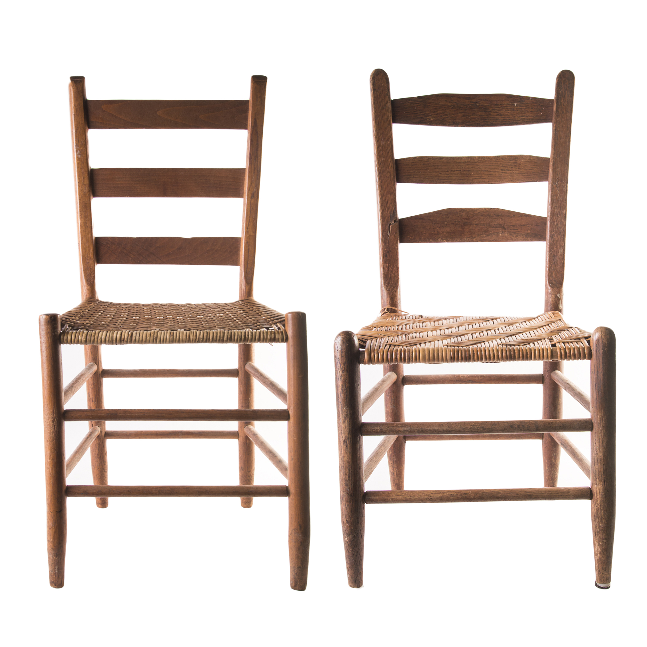 Vintage Caned Seat Ladderback Chairs EBTH