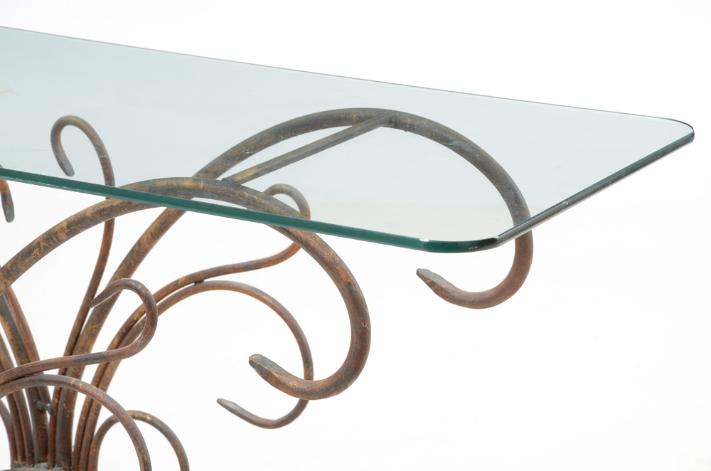 Wrought Iron Accent Table EBTH